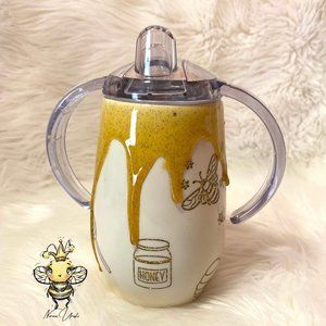 Sippy Cup  Honey Drip Tumbler || Peekaboo Toddler Custom Tumbler